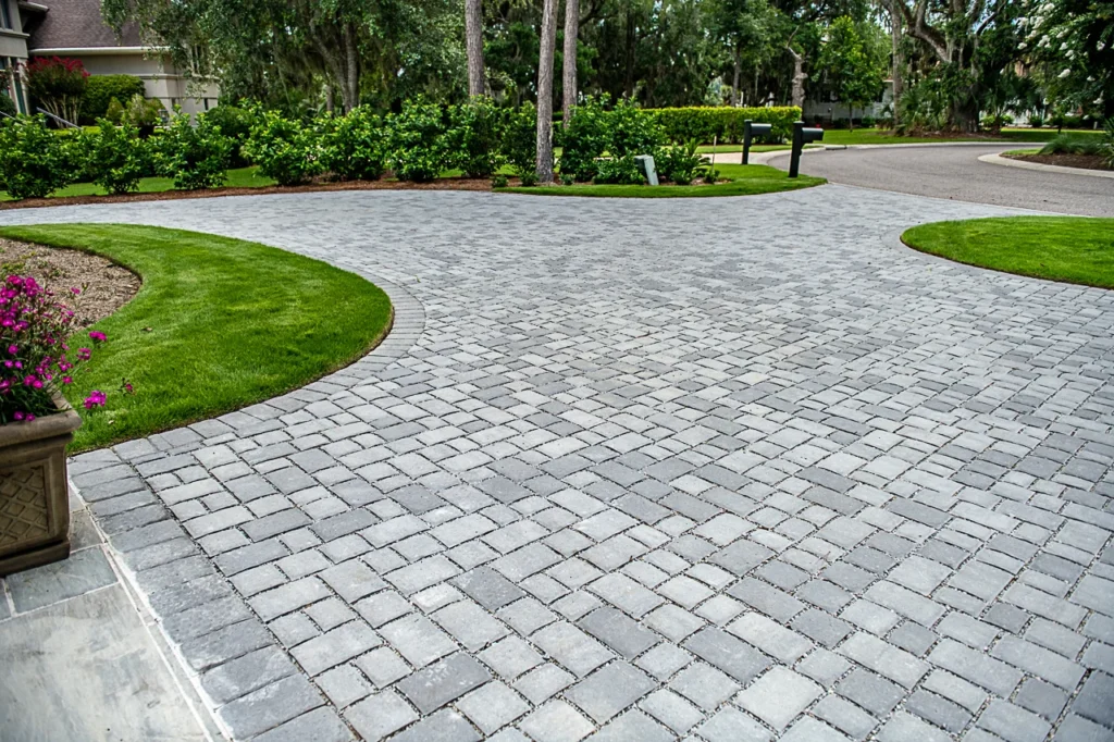 PermeableBrickDrivewayInstallationHiltonHeadIslandSouthCarolina
